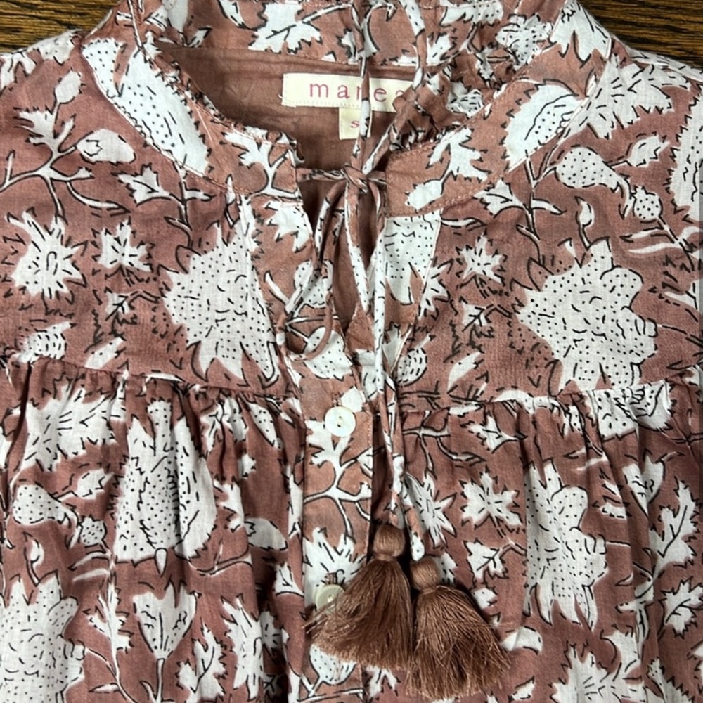 Marea by Liz Joy Georgia Mini Floral Patterned Dress Small - Picture 10 of 11